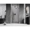 Mexen Lunar porte de douche pivotante droite 70 cm, transparent, gris canon brossé - 834-070-000-66-00-P