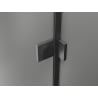 Mexen Lunar porte de douche pivotante droite 120 cm, transparent, gris canon brossé - 834-120-000-66-00-P