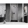 Mexen Lunar porte de douche pivotante droite 120 cm, transparent, gris canon brossé - 834-120-000-66-00-P