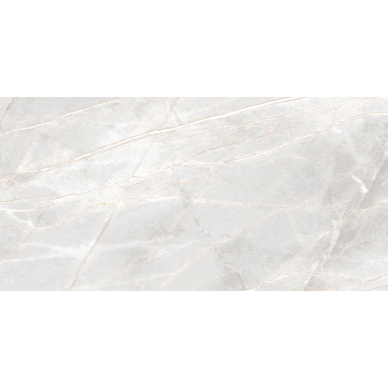 Mexen Cressida White grès émaillé rectifié G1, carreau sol-mur 120 x 60 cm, brillant - TL135-120-060-01