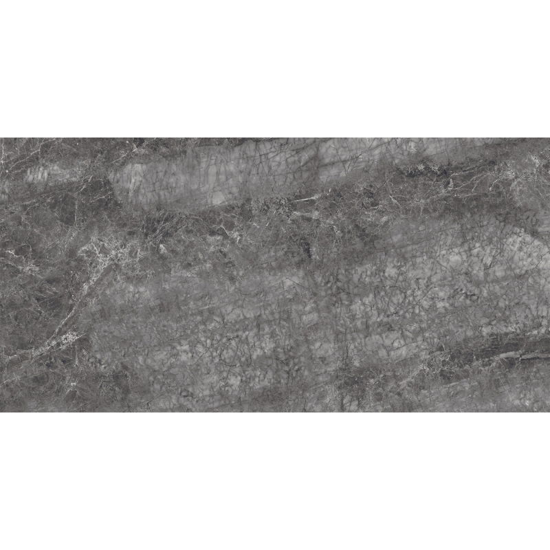Mexen Quetta Nero grès émaillé rectifié G1, carreau sol-mur 120 x 60 cm, brillant - TL136-120-060-03