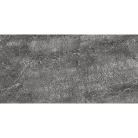 Mexen Quetta Nero grès émaillé rectifié G1, carreau de sol et de mur 120 x 60 cm, brillant - TL136-120-060-03