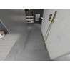 Mexen Kioto paroi de douche autoportante 120 x 200 cm, givre 8 mm, or - 800-120-002-50-30