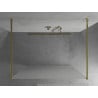 Cloison de douche autoportante Mexen Kioto 110 x 200 cm, givre 8 mm, or - 800-110-002-50-30