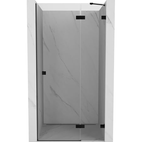 Mexen Lunar porte de douche pivotante droite 95 cm, transparent, noir - 834-095-000-70-00-P