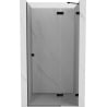 Mexen Lunar porte de douche pivotante droite 95 cm, transparent, noir - 834-095-000-70-00-P