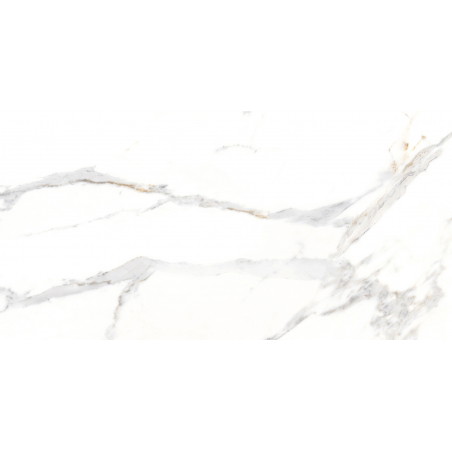 Mexen Agata Grès blanc émaillé rect. G1, carreau de sol et mural 120 x 60 cm, brillant - TL144-120-060-00