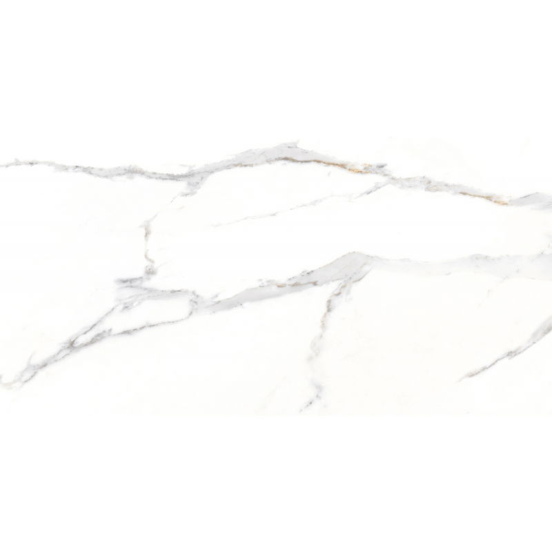 Mexen Agata Blanc grès émaillé rectifié G1, carreau sol-mur 120 x 60 cm, brillant - TL144-120-060-00