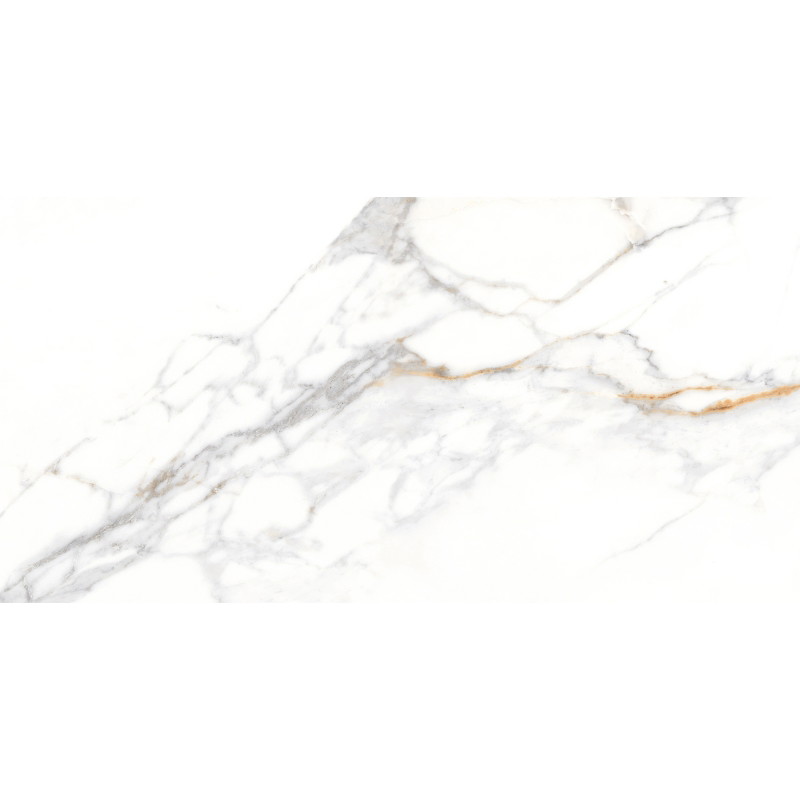 Mexen Agata Grès blanc émaillé rect. G1, carreau de sol et mural 120 x 60 cm, brillant - TL144-120-060-00