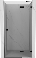 Mexen Lunar porte de douche pivotante droite 110 cm, transparent, noir - 834-110-000-70-00-P