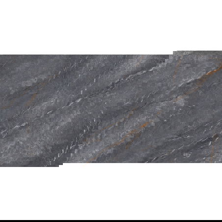 Mexen Walcey Charcoal grès émaillé rectifié G1, carreau sol-mur 120 x 60 cm, brillant - TL150-120-060-02