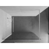 Mexen Kioto paroi de douche Walk-in 110 x 200 cm, transparent 8 mm, blanc - 800-110-101-20-00