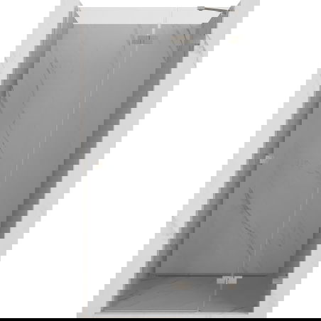 Mexen Lunar porte de douche battante droite 70 cm, transparent, nickel brossé - 834-070-000-97-00-P