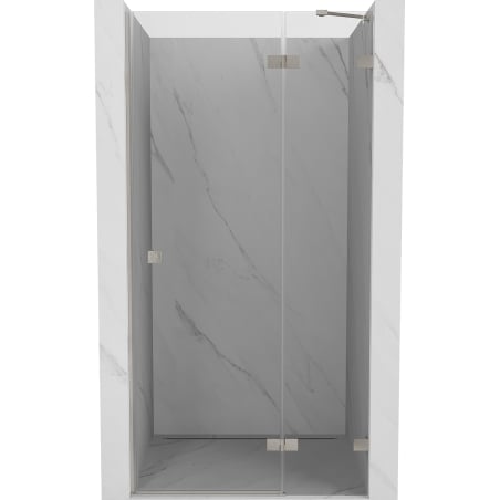 Mexen Lunar porte de douche pivotante droite 70 cm, transparent, nickel brossé - 834-070-000-97-00-P