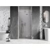 Mexen Lunar porte de douche pivotante droite 70 cm, transparent, nickel brossé - 834-070-000-97-00-P