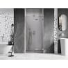 Mexen Lunar porte de douche pivotante droite 70 cm, transparent, nickel brossé - 834-070-000-97-00-P