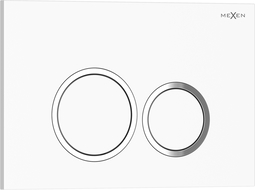 Mexen Tex 01 bouton de chasse, blanc brillant - 6101-01