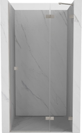 Mexen Lunar porte de douche battante droite 115 cm, transparent, nickel brossé - 834-115-000-97-00-P