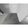 Mexen Kioto Paroi de douche Walk-in 80 x 200 cm, givre 8 mm, blanche - 800-080-101-20-30