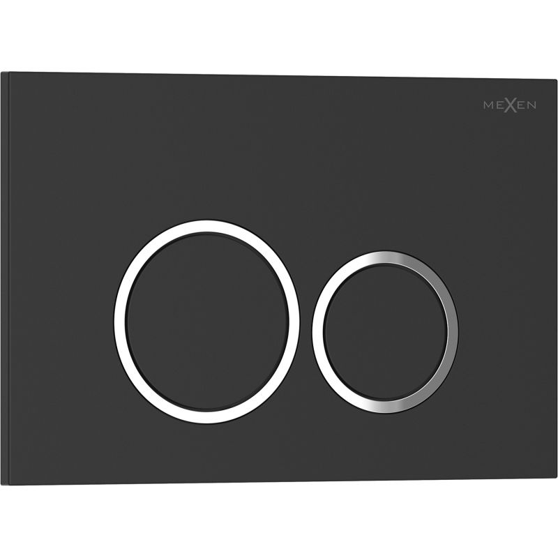 Bouton de chasse Mexen Tex 01, noir mat - 6101-02