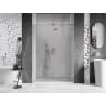 Mexen Lunar porte de douche pivotante droite 135 cm, transparent, nickel brossé - 834-135-000-97-00-P