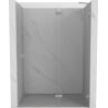Mexen Lunar porte de douche pivotante droite 140 cm, transparent, nickel brossé - 834-140-000-97-00-P