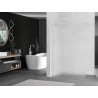 Paroi de douche Mexen Kioto Walk-in 90 x 200 cm, givre 8 mm, blanc - 800-090-101-20-30