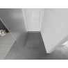 Mexen Kioto paroi de douche Walk-in 110 x 200 cm, givré 8 mm, blanc - 800-110-101-20-30