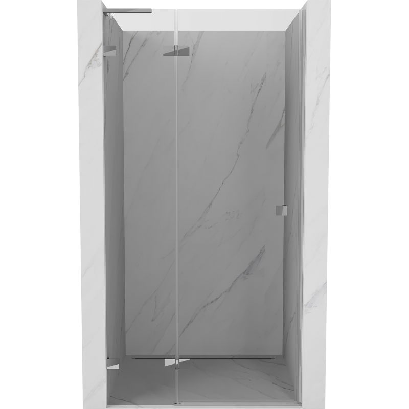 Mexen Lunar L porte de douche pivotante gauche 100 cm, transparent, chromé - 834L-100-000-01-00-L
