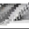 Mexen Lunar L porte de douche battante gauche 110 cm, transparent, chrome - 834L-110-000-01-00-L