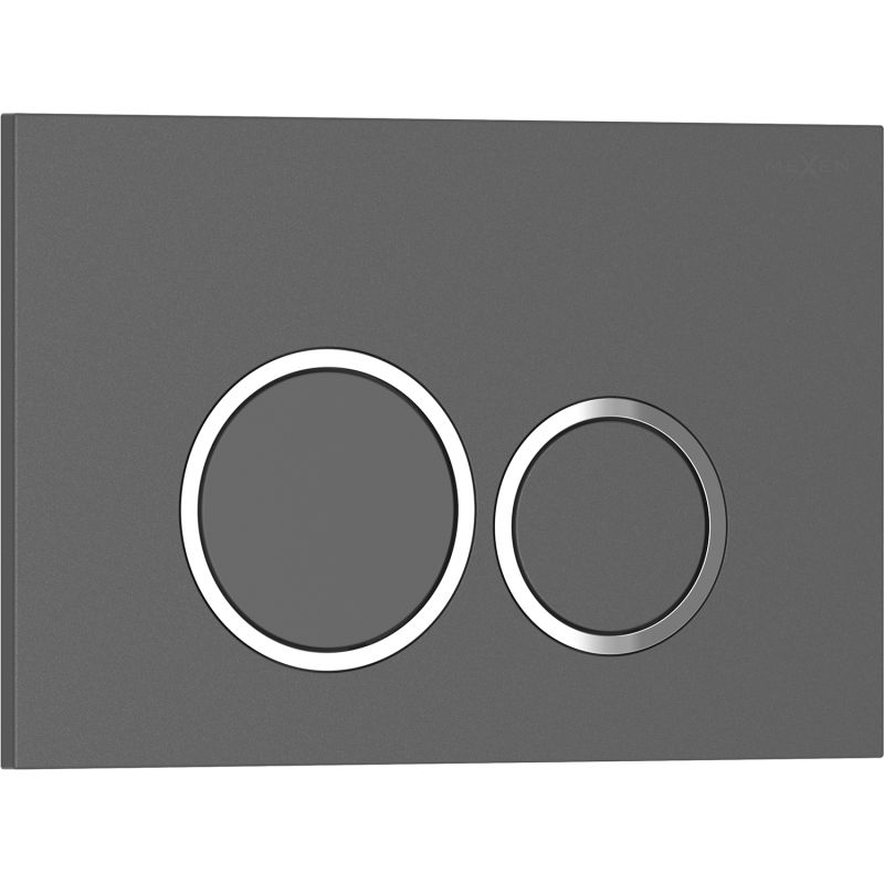 Mexen Tex 01 bouton de chasse, gris - 6101-05