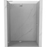 Mexen Lunar L porte de douche battante gauche 140 cm, transparent, chrome - 834L-140-000-01-00-L