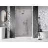 Mexen Lunar L porte de douche battante gauche 140 cm, transparent, chrome - 834L-140-000-01-00-L