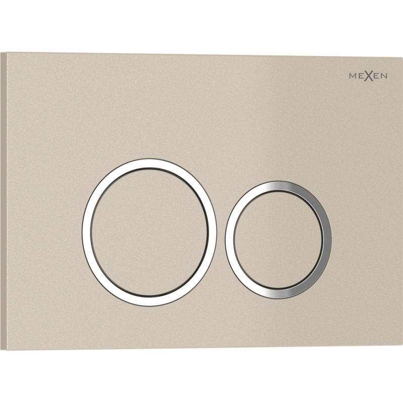 Bouton de rinçage Mexen Tex 01, beige - 6101-07
