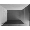Mexen Kioto paroi de douche Walk-in 70 x 200 cm, graphite 8 mm, blanche - 800-070-101-20-40