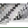 Mexen Lunar L portes de douche battantes gauche 130 cm, transparent, blanc - 834L-130-000-20-00-L