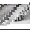 Mexen Lunar L portes de douche battantes gauche 130 cm, transparent, blanc - 834L-130-000-20-00-L