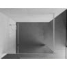 Mexen Kioto paroi de douche Walk-in 70 x 200 cm, miroir 8 mm, blanc - 800-070-101-20-50