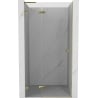 Mexen Lunar L porte de douche battantes gauche 100 cm, transparent, dorées - 834L-100-000-50-00-L