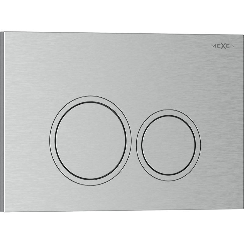 Mexen Tex 01 plaque de déclenchement, nickel brossé - 6101-10