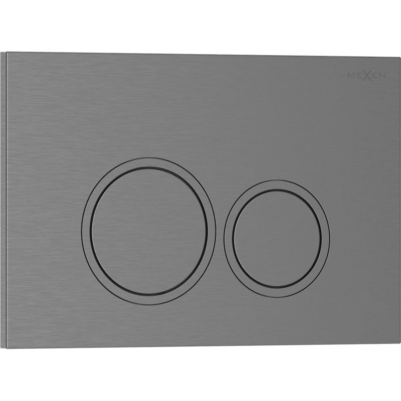 Bouton de chasse Mexen Tex 01, gris canon brossé - 6101-12