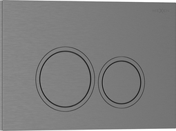 Bouton de chasse Mexen Tex 01, gris canon brossé - 6101-12