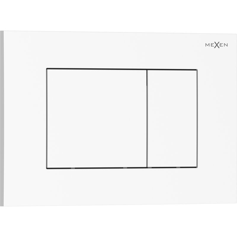 Mexen Tex 02 bouton de chasse, blanc brillant - 6102-01