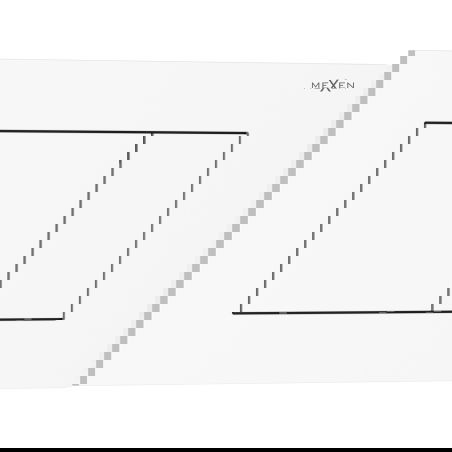 Mexen Tex 02 bouton de chasse, blanc brillant - 6102-01