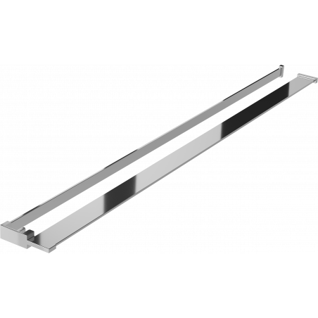 Étagère Mexen pour paroi de douche avec tringle pour serviettes, chrome - 800-02-01