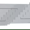 Mexen Tex 02 bouton de chasse d'eau, chrome mat - 6102-04