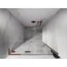 Mexen Lunar L porte de douche battante gauche 90 cm, transparent, cuivre brossé - 834L-090-000-65-00-L
