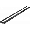 Mexen Kioto+ étagère pour paroi de douche avec barre porte-serviettes, noire - 800-02-70