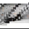 Mexen Lunar L porte de douche pivotante gauche 130 cm, transparent, cuivre brossé - 834L-130-000-65-00-L