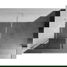 Mexen Kioto paroi de douche 70 x 200 cm, transparent/Design noir 8 mm, Blanc - 800-070-101-20-77